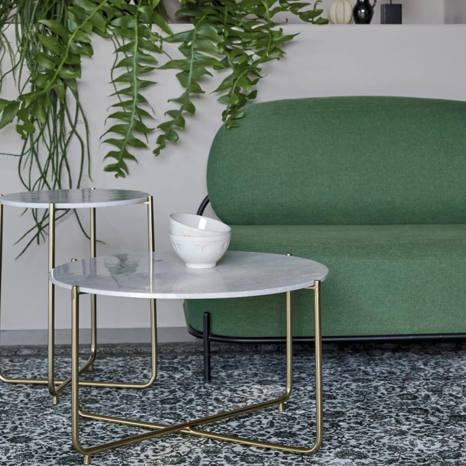 Hot Table basse TIMPA coloris marbre blanc - 4MURS Tables