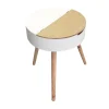 Hot Table d'appoint LOYD coloris blanc - 4MURS Tables