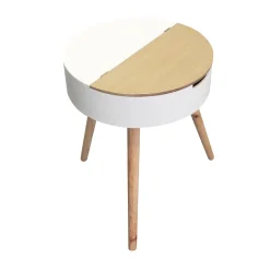 Hot Table d'appoint LOYD coloris blanc - 4MURS Tables