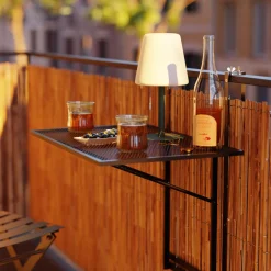 Discount Table d'appoint SYRACUSE coloris graphite 40,5 x 60,5 cm - 4MURS Mobilier De Jardin|Tables