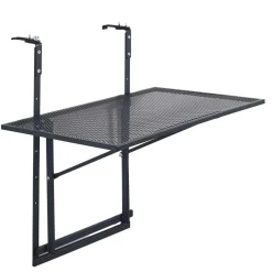 Discount Table d'appoint SYRACUSE coloris graphite 40,5 x 60,5 cm - 4MURS Mobilier De Jardin|Tables