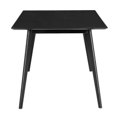 Outlet Table de salle à manger ANGOR coloris noir 90 x 180 cm - 4MURS Tables