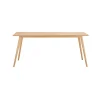 New Table de salle à manger ANGOR coloris chêne 90 x 180 cm - 4MURS Tables