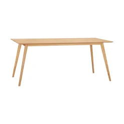New Table de salle à manger ANGOR coloris chêne 90 x 180 cm - 4MURS Tables