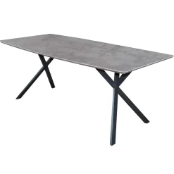 Sale Table de salle à manger LOVA coloris gris béton 160 x 90 cm - 4MURS Tables