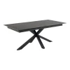Clearance Table extensible ADAM coloris anthracite 100 x 200 cm - 4MURS Tables