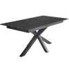 Sale Table extensible ADAM coloris noir 90 x 168 cm - 4MURS Tables