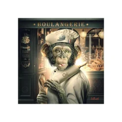 New Tableau BINET BOULANGER coloris noir - 4MURS Tableaux Et Affiches