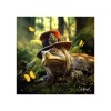 Online Tableau BINET TORTUE FANTASTIQUE coloris noir - 4MURS Tableaux Et Affiches