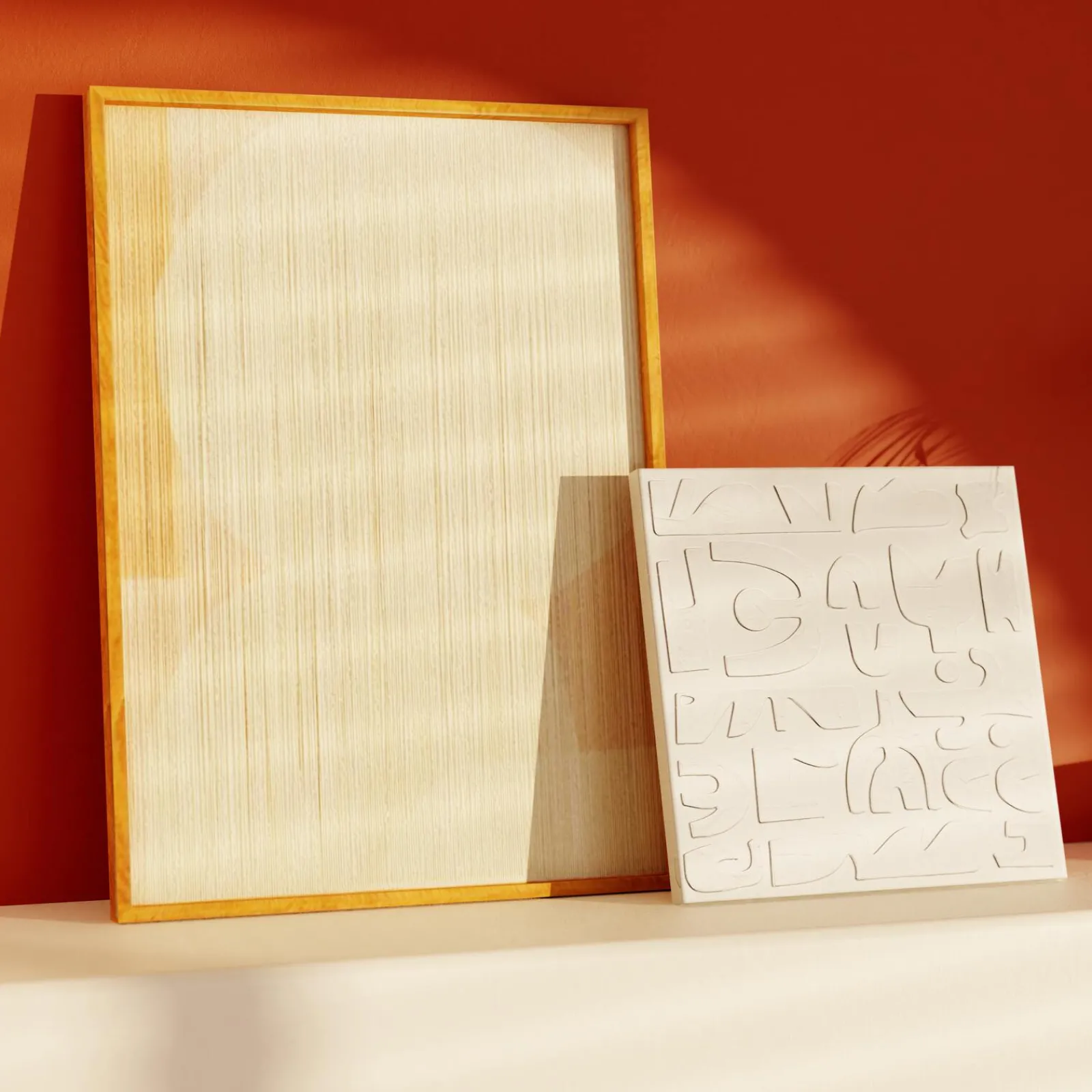 Hot Tableau CIRCLE coloris beige - 4MURS Tableaux Et Affiches