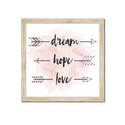 Fashion Tableau embelli ARROWS ART 35 x 35 cm - 4MURS Enfant Déco Murale Enfant|Tableaux Et Affiches