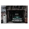 Hot Tableau en verre GREEN CAR coloris gris - 4MURS Tableaux Et Affiches