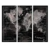 Sale Tableau en verre OLD MAP coloris noir - 4MURS Tableaux Et Affiches