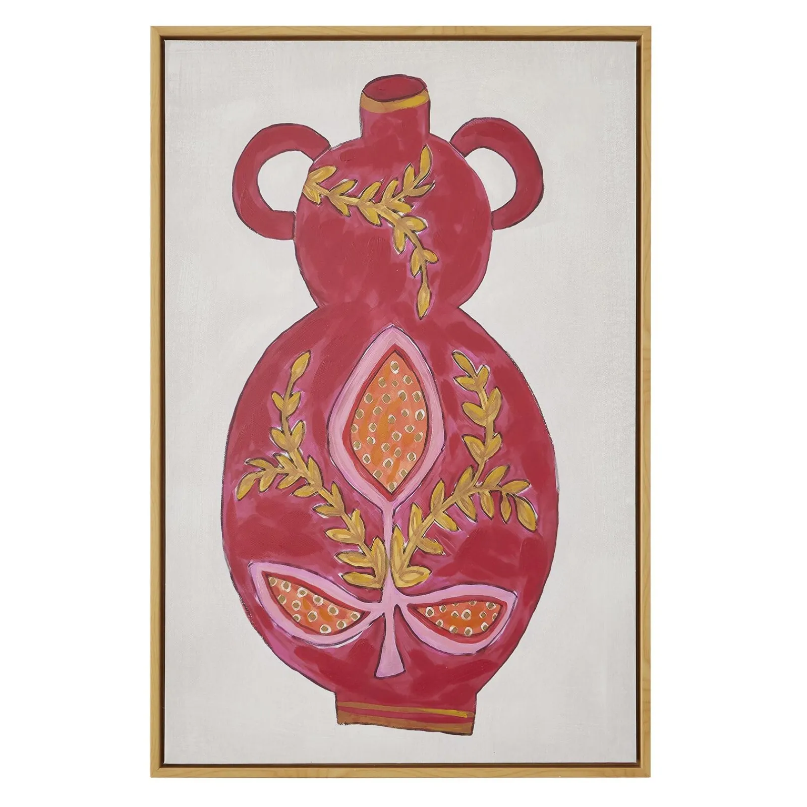 New Tableau GRANADA coloris BLANC / ROSE - 4MURS Tableaux Et Affiches