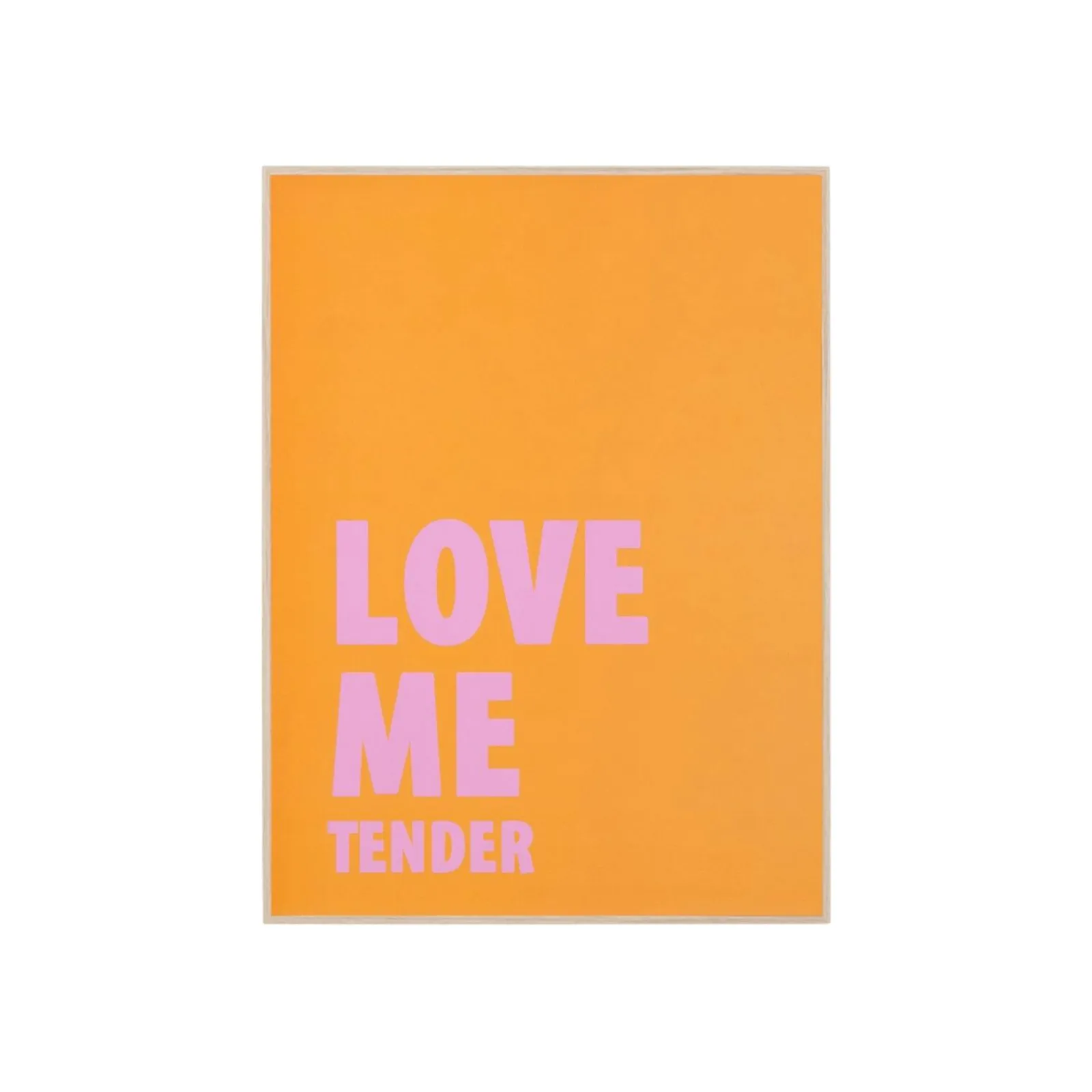 Best Tableau TENDER coloris orange - 4MURS Tableaux Et Affiches