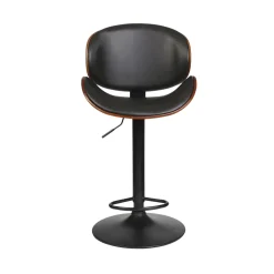 Clearance Tabouret de bar AZAD coloris noyer - 4MURS Chaises Et Tabourets
