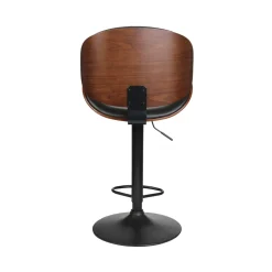 Clearance Tabouret de bar AZAD coloris noyer - 4MURS Chaises Et Tabourets