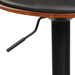 Clearance Tabouret de bar AZAD coloris noyer - 4MURS Chaises Et Tabourets
