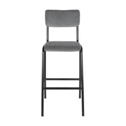 Clearance Tabouret de bar TALYA coloris gris - 4MURS Chaises Et Tabourets