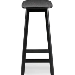 Hot Tabouret de plan de travail ARAMIS coloris noir - 4MURS Chaises Et Tabourets