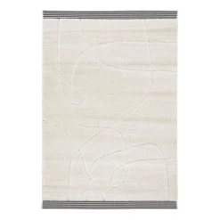 Sale Tapis ARA coloris blanc cassé/noir 200 x 290 cm - 4MURS Tapis
