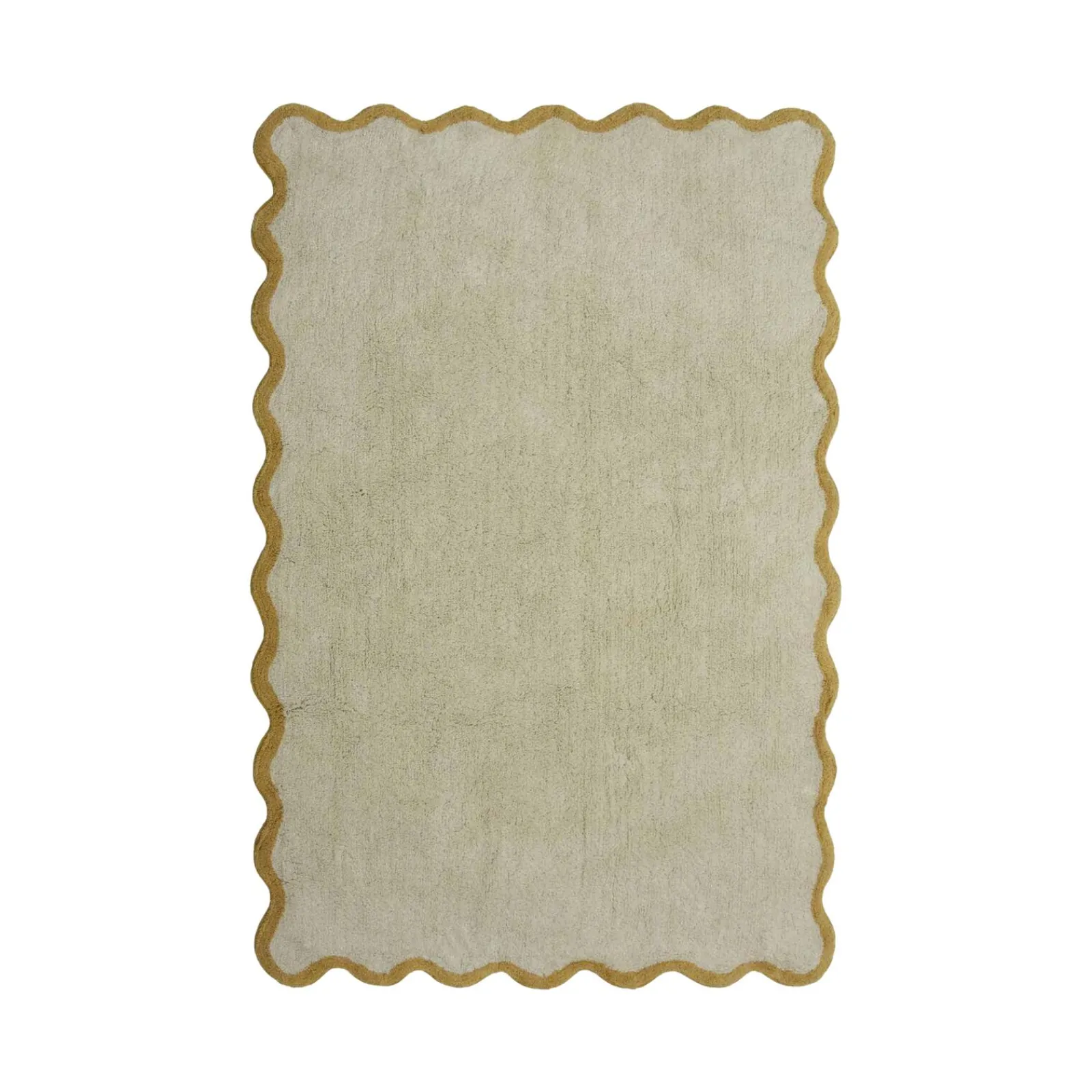 Online Tapis BLOOM coloris ivoire/moutarde 160 x 230 cm - 4MURS Tapis
