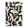 Clearance Tapis extérieur ATO coloris noir/beige 120 x 170 cm - 4MURS Tapis
