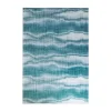 Outlet Tapis extérieur SILA coloris bleu turquoise 120 x 160 cm - 4MURS Tapis