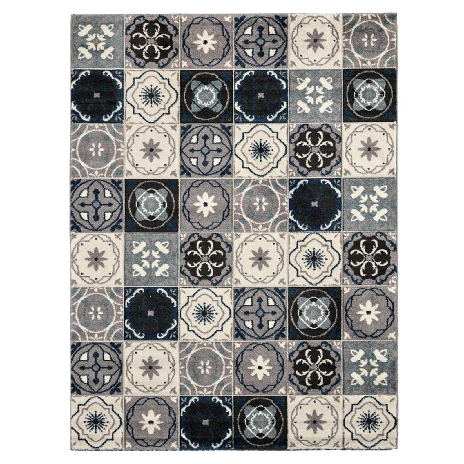 Hot Tapis JERRY coloris bleu 150 x 200 cm - 4MURS Tapis