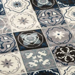 Hot Tapis JERRY coloris bleu 150 x 200 cm - 4MURS Tapis