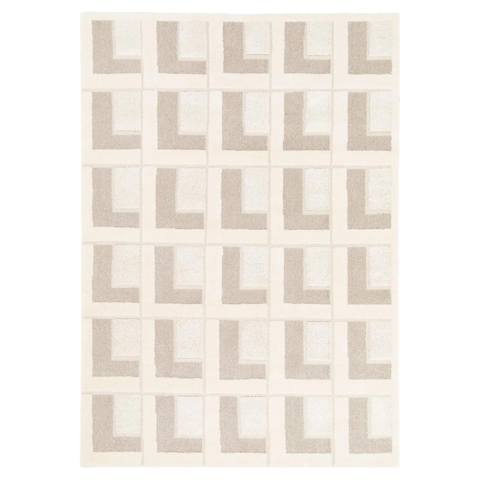 Outlet Tapis KLEIA coloris beige 120 x 170 cm - 4MURS Tapis