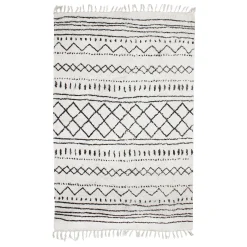 Hot Tapis LAÏLA coloris blanc 130 x 190 cm - 4MURS Tapis