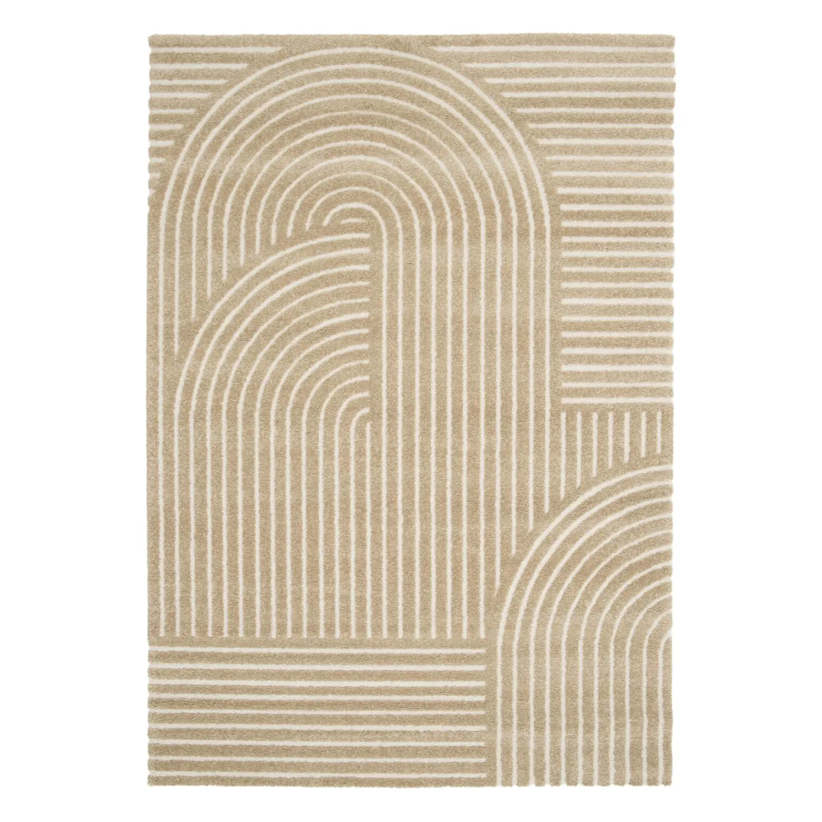 Sale Tapis MANSIA coloris biscuit 160 x 230 cm - 4MURS Tapis