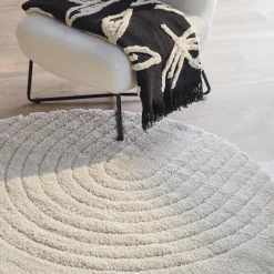 Best Tapis MANSOUR coloris blanc - 4MURS Tapis