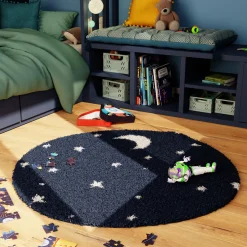 Best Tapis NOX coloris bleu nuit - 4MURS Enfant Textile De Maison Enfant|Tapis