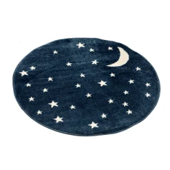 Best Tapis NOX coloris bleu nuit - 4MURS Enfant Textile De Maison Enfant|Tapis