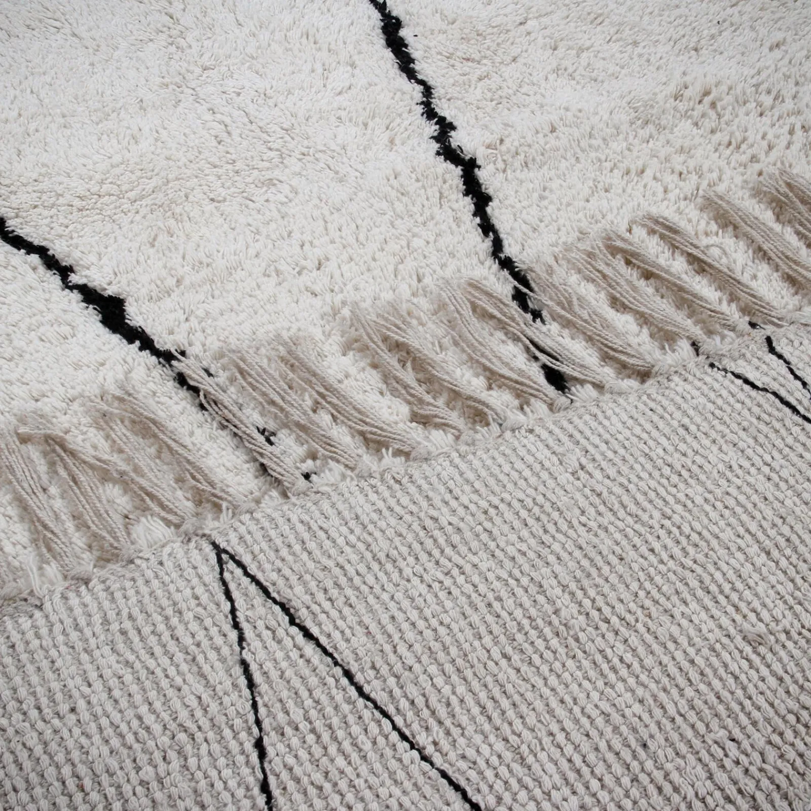 Online Tapis OSCAR coloris blanc 160 x 230 cm - 4MURS Tapis