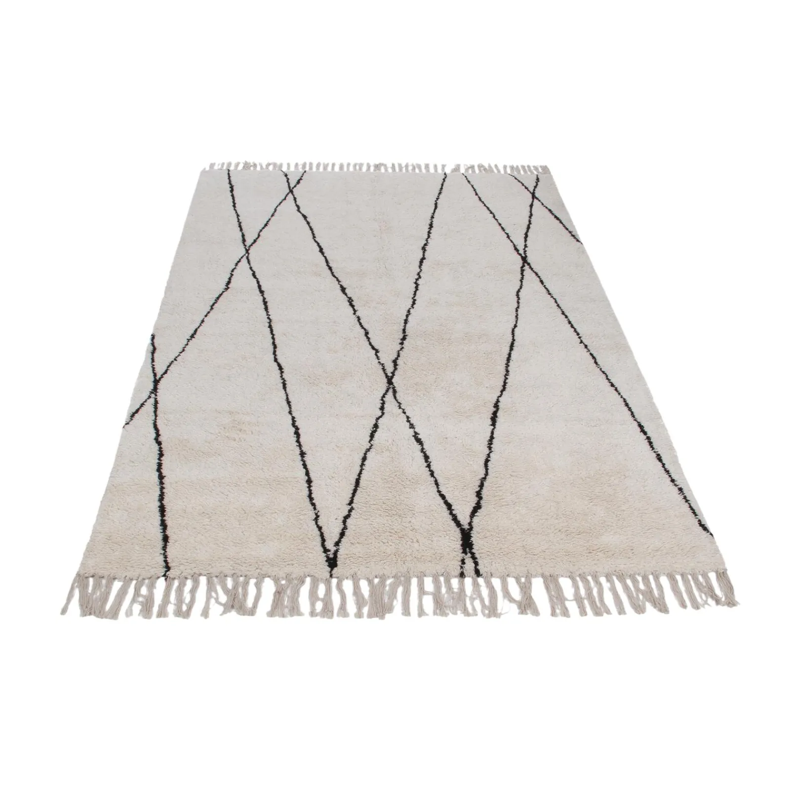 Online Tapis OSCAR coloris blanc 160 x 230 cm - 4MURS Tapis