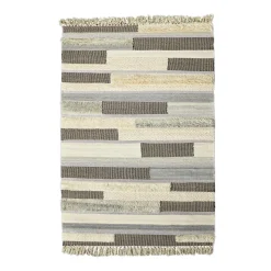 Discount Tapis PETRA coloris beige 160 x 230 cm - 4MURS Tapis