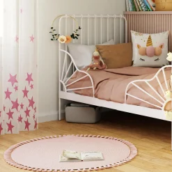 Fashion Tapis SANA coloris rose clair - 4MURS Enfant Textile De Maison Enfant|Tapis