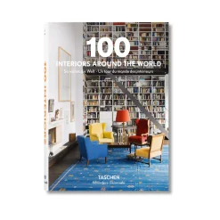 Sale Livre arts 100 INTERIORS AROUND THE WORLD - 4MURS Papeterie Et Livres