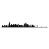 Outlet The Line Déco murale métal CHICAGO coloris noir - 4MURS Objets Muraux
