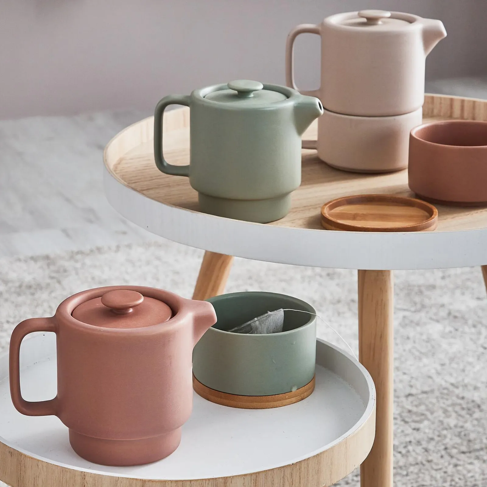 Outlet Théière JEMMAL coloris menthe - 4MURS Arts De La Table