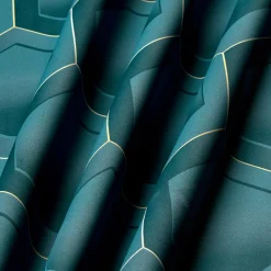 New Tissu CLINT coloris bleu - 4MURS Rideaux, Voilages Et Stores Sur Mesure