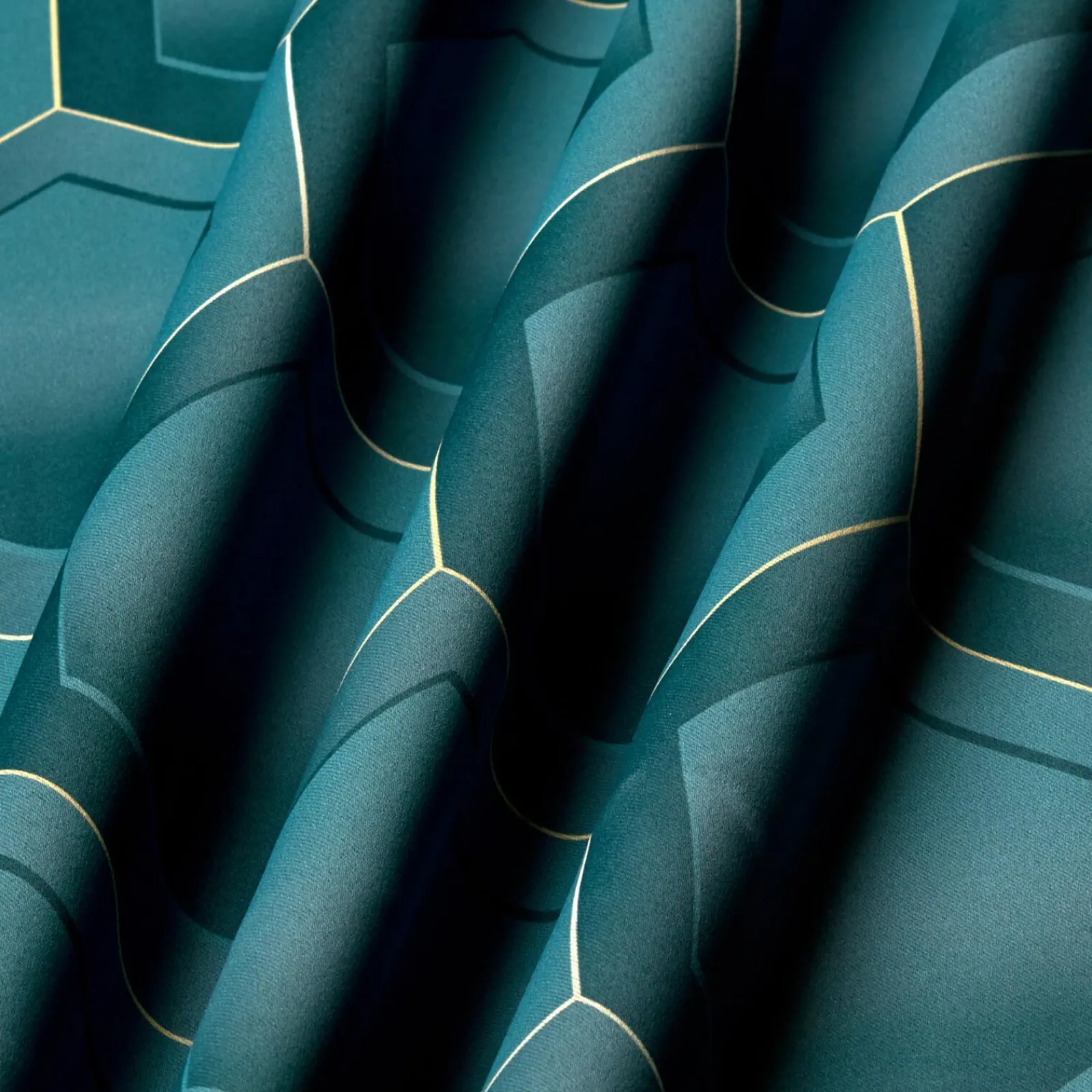 New Tissu CLINT coloris bleu - 4MURS Rideaux, Voilages Et Stores Sur Mesure