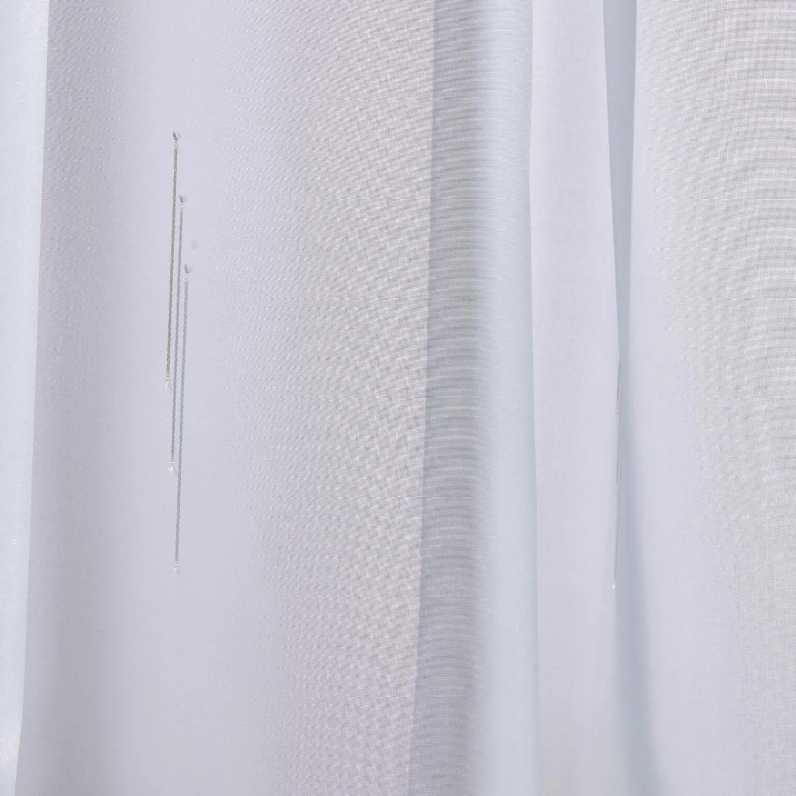 Clearance Tissu INESA coloris blanc - 4MURS Rideaux, Voilages Et Stores Sur Mesure