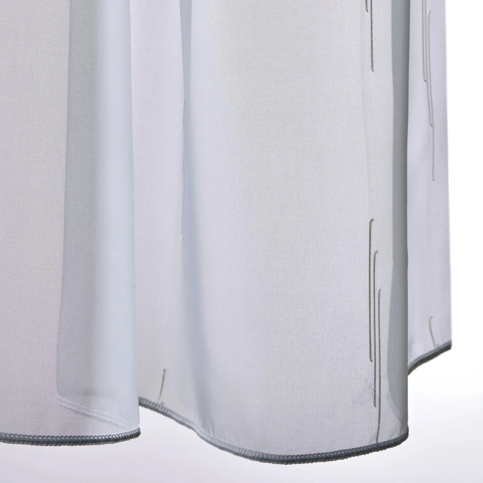 Clearance Tissu INESA coloris blanc - 4MURS Rideaux, Voilages Et Stores Sur Mesure