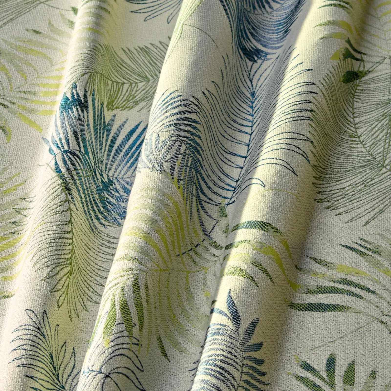 New Tissu JOAO coloris vert - 4MURS Rideaux, Voilages Et Stores Sur Mesure