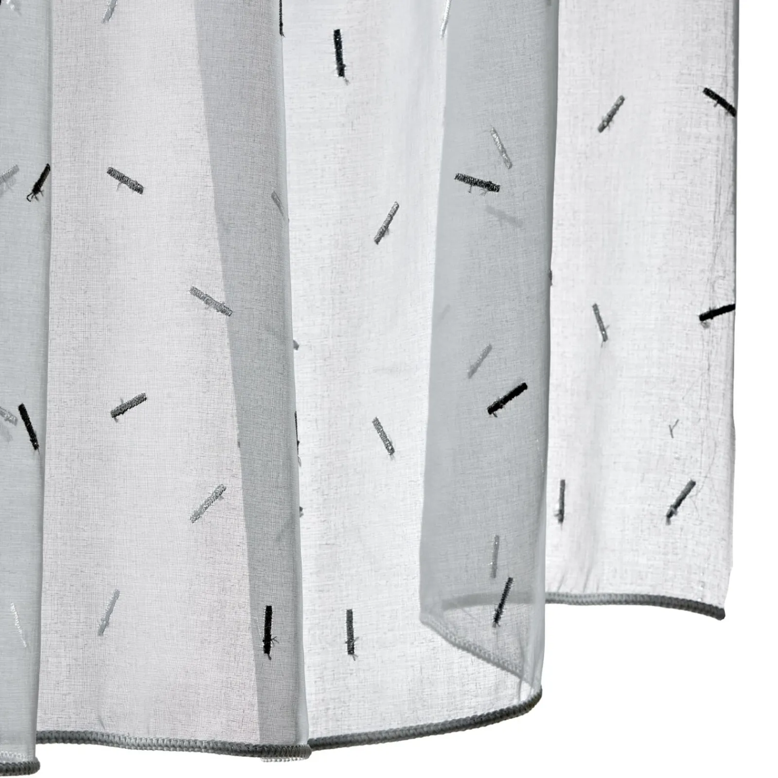 Outlet Tissu MANON coloris gris - 4MURS Rideaux, Voilages Et Stores Sur Mesure