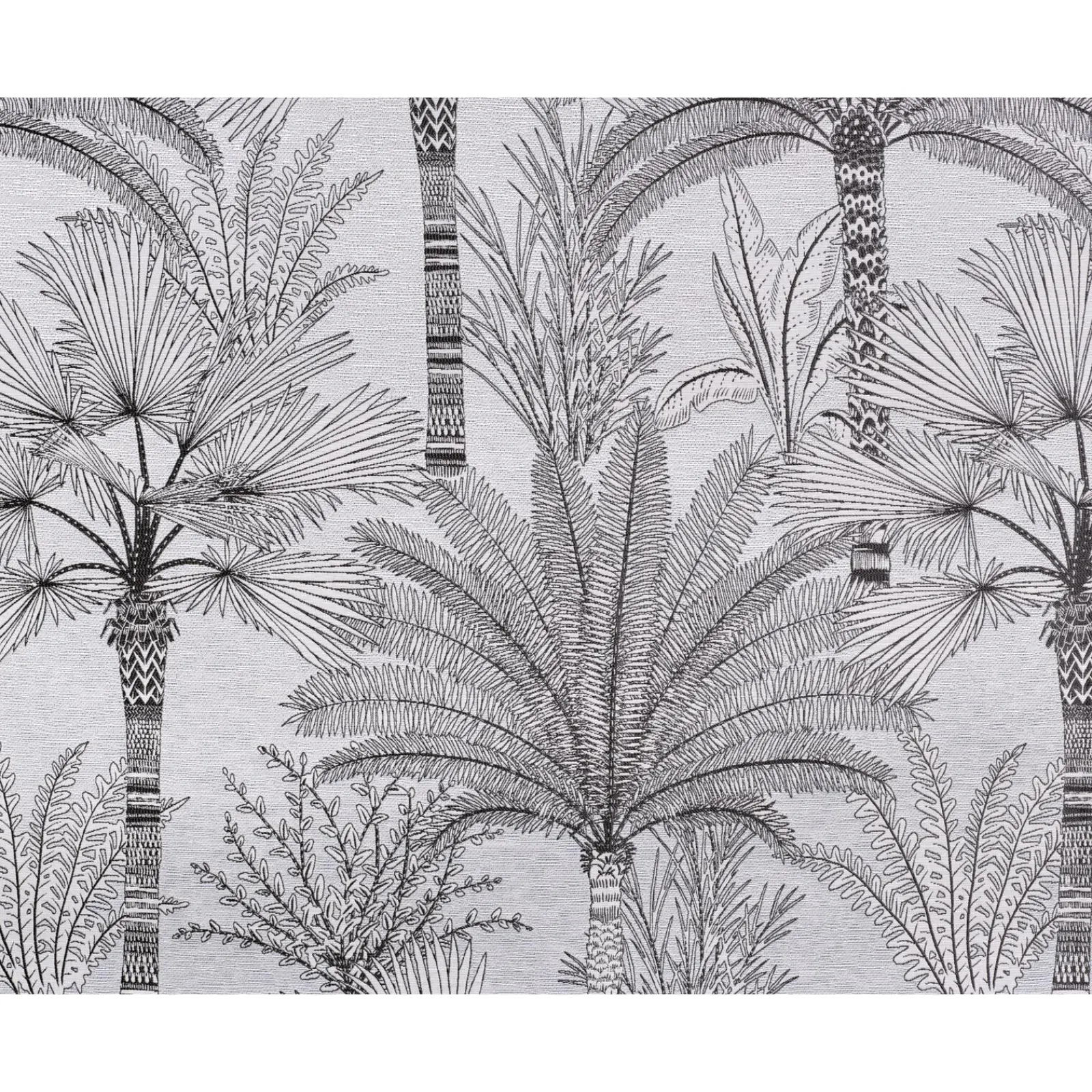Best Tissu PALMERA coloris noir - 4MURS Rideaux, Voilages Et Stores Sur Mesure